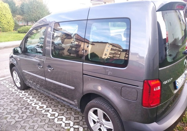 Volkswagen Caddy cena 59900 przebieg: 183300, rok produkcji 2017 z Wisła małe 56